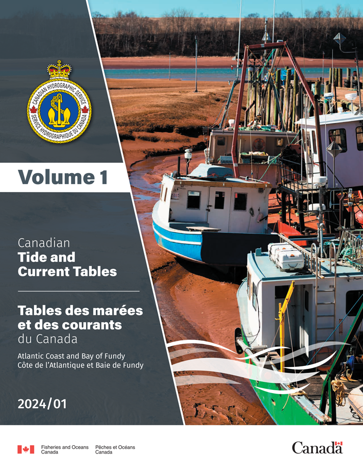 Tables des marées et courants